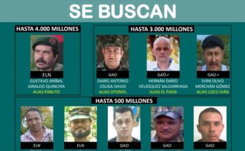 Los 10 hombres mas buscados de Colombia Los 10 hombres mas buscados de colombia