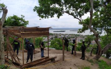 Recuperan área invadida en el cerro de La Popa invasiones en cerro de la popa de cartagena