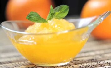 Sorbete de Mandarina Receta Sorbete de Mandarina