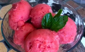 Sorbete de Fresa Sorbete de Fresa