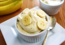 Sorbete de Banano o Guineos Sorbete de banano receta