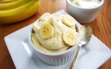 Sorbete de Banano o Guineos Sorbete de banano receta