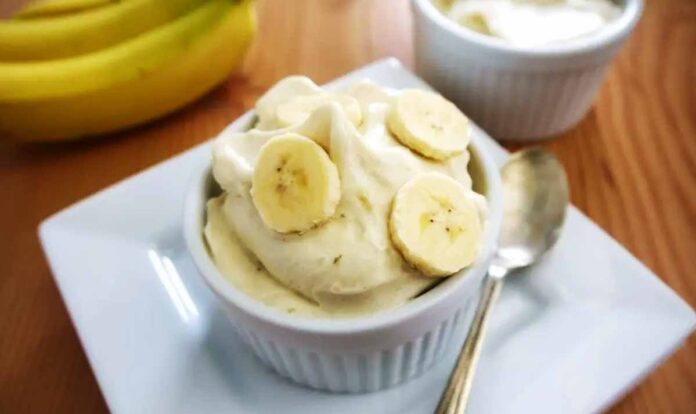 Sorbete de banano receta