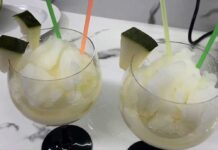 Sorbete de Melón Receta de sorbete de melón