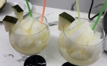Sorbete de Melón Receta de sorbete de melón