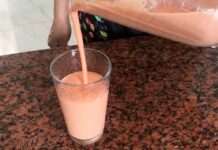 Jugo de Zapote en leche Jugo de Zapote en leche Receta