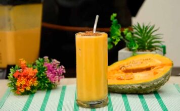 Jugo de auyama o calabaza con leche Jugo de auyama receta sencilla