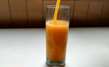 Jugo de piña y Tomate Árbol Jugo de Tomate de árbol con piña