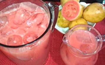 Jugo de Guayaba en agua Jugo de guayaba en Agua