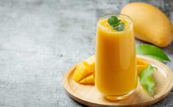 Jugo de mango en leche Jugo de Mango en leche