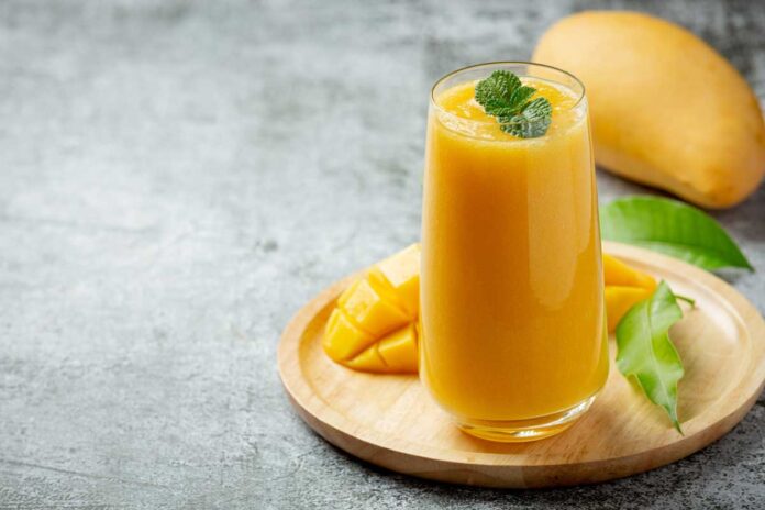 Jugo de Mango en leche