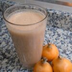 Jugo de Níspero en leche