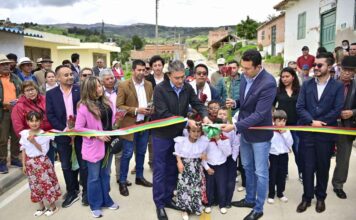 Prosperidad Social entregó nuevas vías urbanas para los habitantes de Toca, Boyacá
