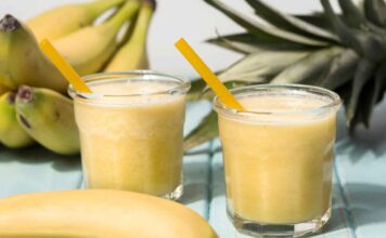 Jugo de Banana: Un dulce y cremoso jugo natural Jugo de Banana