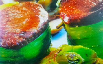 Medallones con puerros Medallones con Puerros