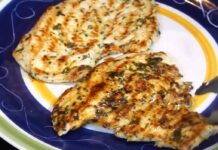 Pechugas al cilantro asadas a la plancha Pechugas al cilantro asadas a la plancha