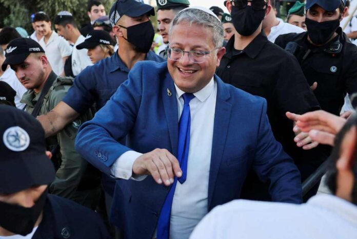 Itamar Ben Gvir, ministro de Seguridad Nacional de Israel Itamar Ben Gvir, ministro de Seguridad Nacional de Israel.