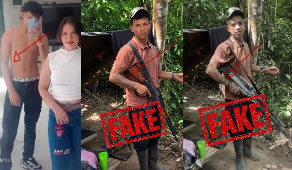 Ricardo Andres Rodriguez falso positivo en Colombia Manipualación con IA
